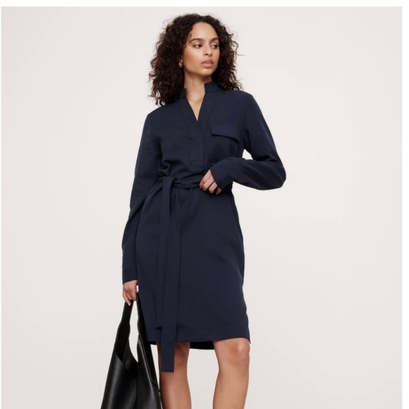 Banana Republic Tencel cotton utility dress, NWT,  size medium - Picture 1 of 6